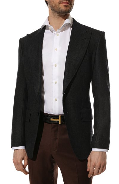 Ремень из кожи каймана TOM FORD, арт. TB178T-A19/CYAC, фото 2