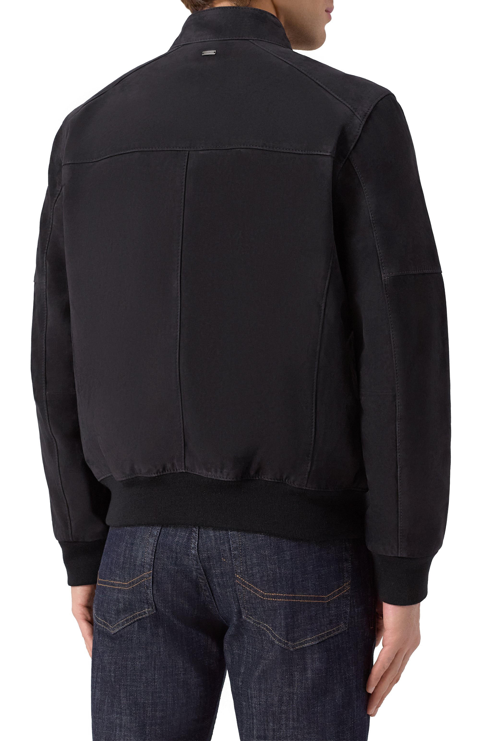 Замшевый бомбер WINDSOR, арт. B0RELL03-L/1300160L, фото 4