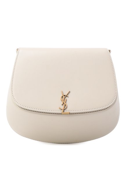 Женская сумка voltaire SAINT LAURENT кремового цвета, арт. 800846/0SX0W | Фото 1 (Размер: mini; Драгоценные камни: Проставлено; Материал сплава: Проставлено; Материал: Натуральная кожа)