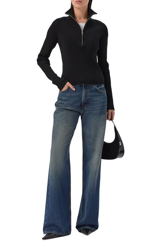 Пуловер из вискозы Iro WM12AMBRA/AX494 Чёрный  WM12AMBRA/AX494 Фото 2