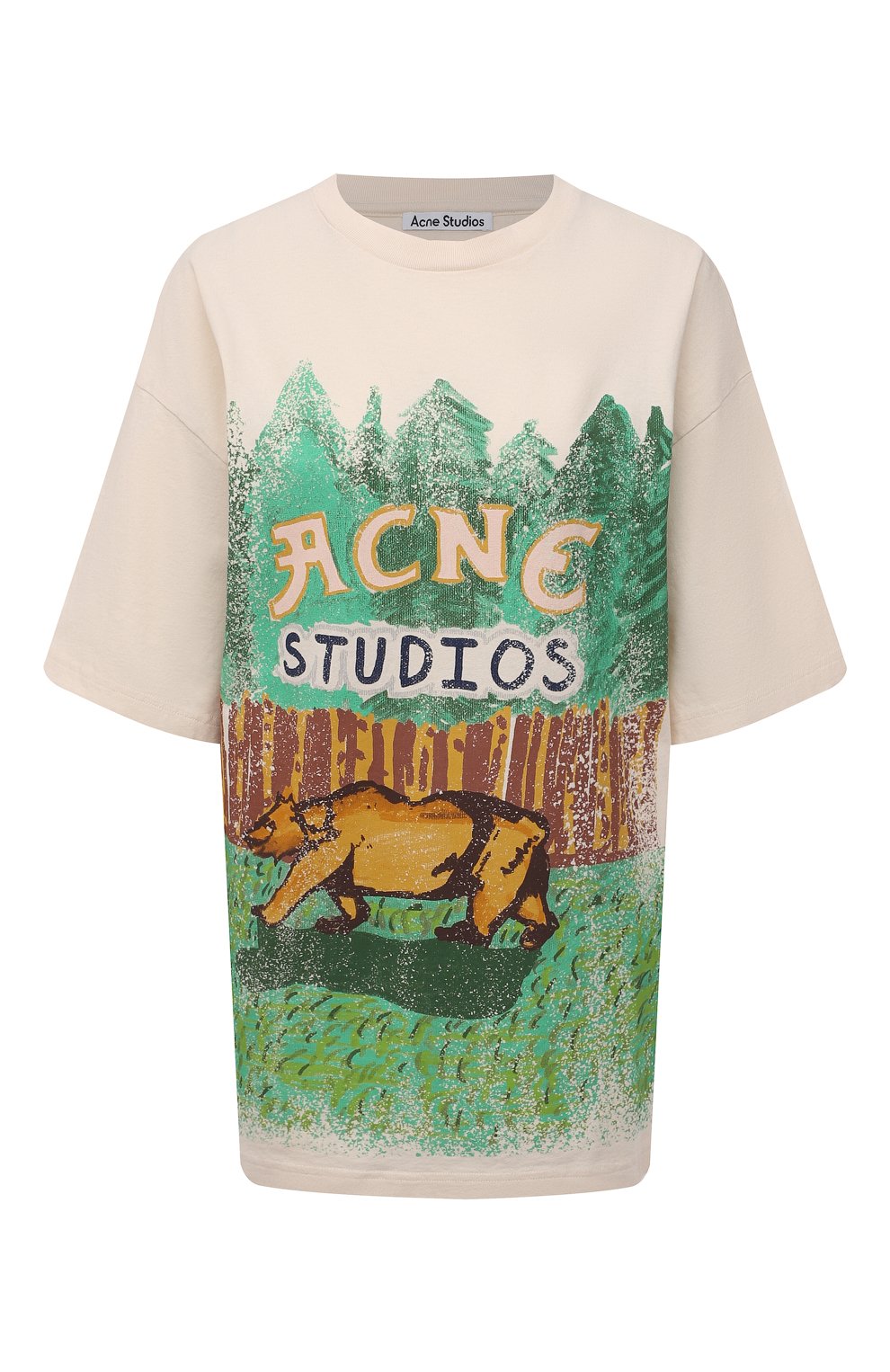 Хло пковая футболка ACNE STUDIOS, арт. AL0239, фото 1