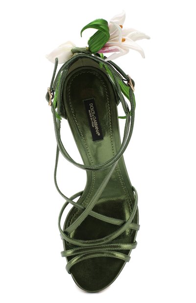 Кожаные босоножки keira DOLCE & GABBANA, арт. CR0820/AA132, фото 5
