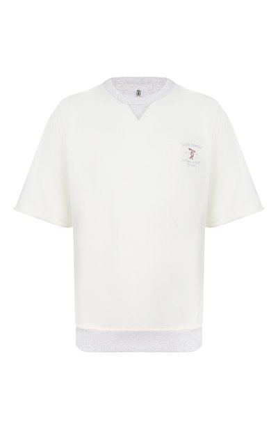 Мужской хлопковый свитшот BRUNELLO CUCINELLI, арт. MM8263391G