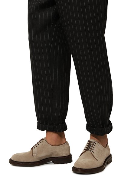 Замшевые дерби BRUNELLO CUCINELLI, арт. MZUPEB2158, фото 3