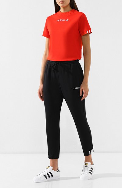 Кожаные кеды superstar ADIDAS ORIGINALS, арт. C77153, фото 2