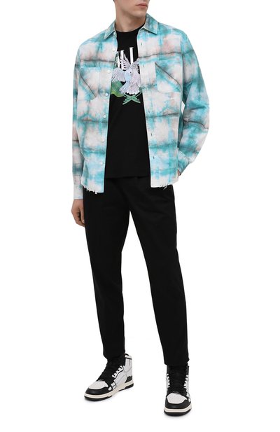 Кожаные кеды skel top AMIRI, арт. W0F22499NL, фото 2