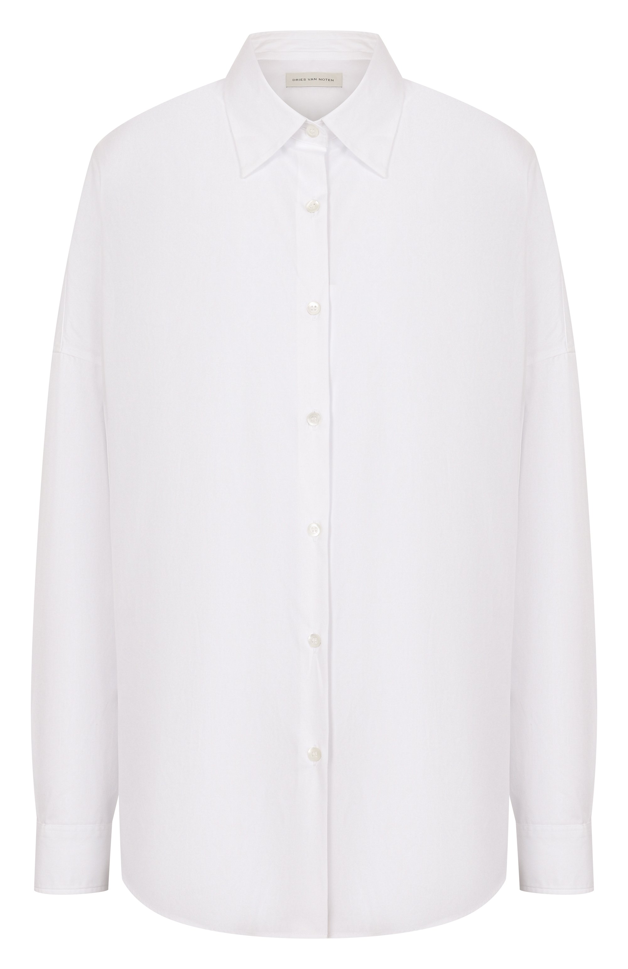 Хлопковая рубашка DRIES VAN NOTEN, арт. 251-010700-1466, фото 1