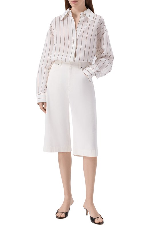 Джинсовый шорты Lorena Antoniazzi E2633PA91A/9695 Белый  E2633PA91A/9695 Фото 2