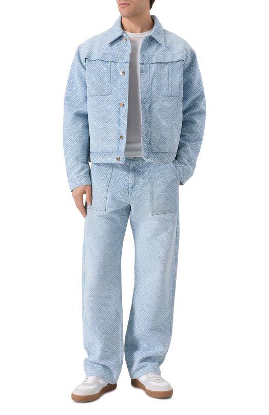 Джинсовая куртка Casablanca MPF25-JK-401-02 Голубой  MPF25-JK-401-02 Фото 2