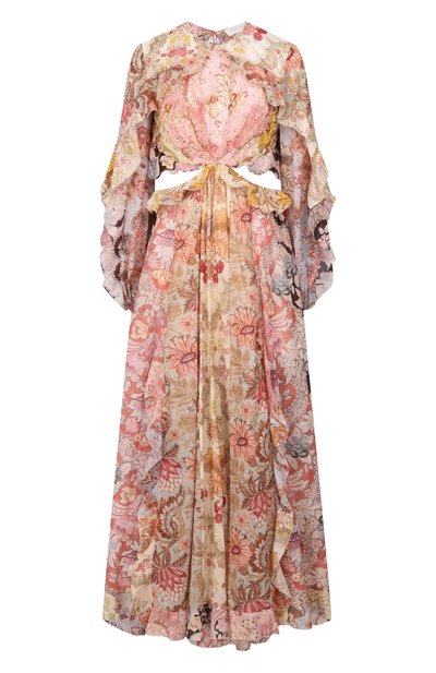 Женское хлопковое платье ZIMMERMANN, арт. 6162DRS263