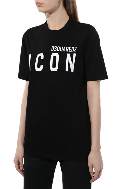 Хлопковая футболка DSQUARED2, арт. S80GC0001/S23009, фото 3