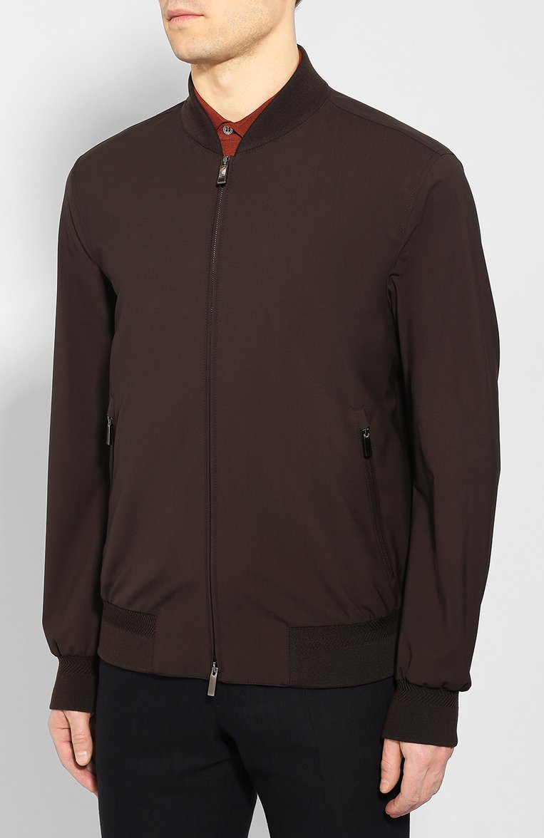 Шерстяной бомбер ZEGNA, арт. UUT20/7100, фото 3