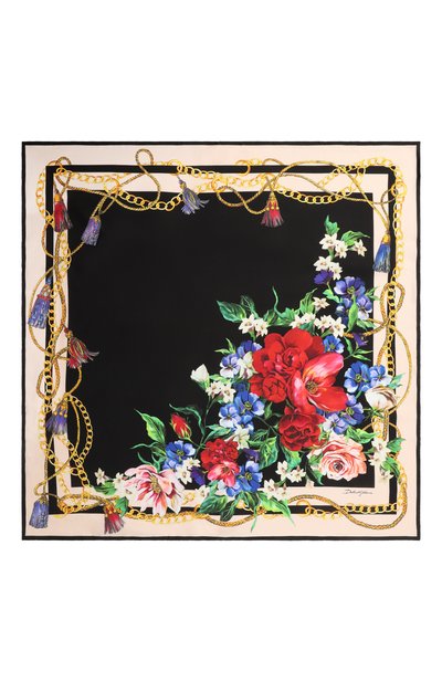 Шелковый платок DOLCE & GABBANA, арт. FN090R/GDC5J, фото 4