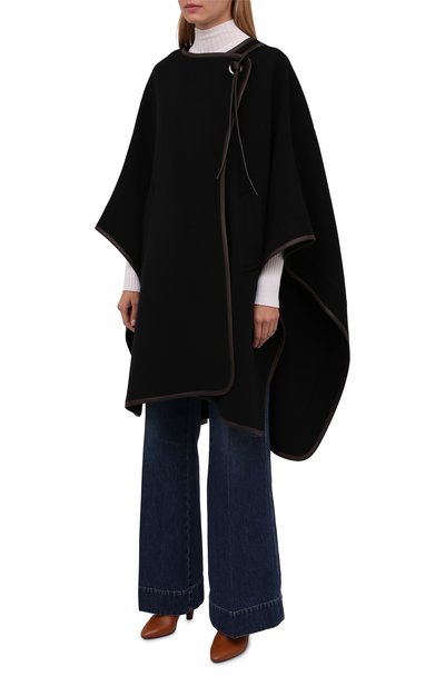 Накидка из шерсти и кашемира CHLOÉ, арт. CHC21AMA09071, фото 3