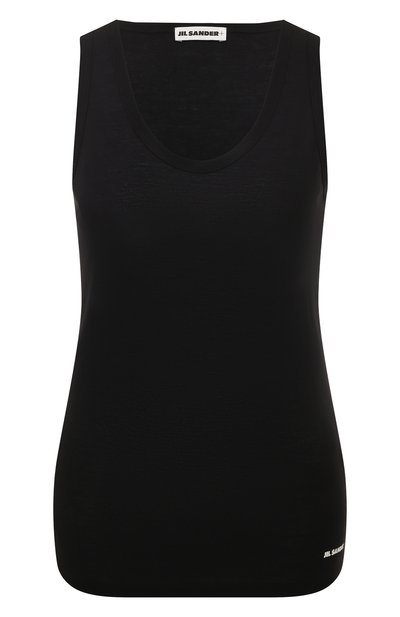 Женская хлопковая майка JIL SANDER, арт. J40NL0105/J45031