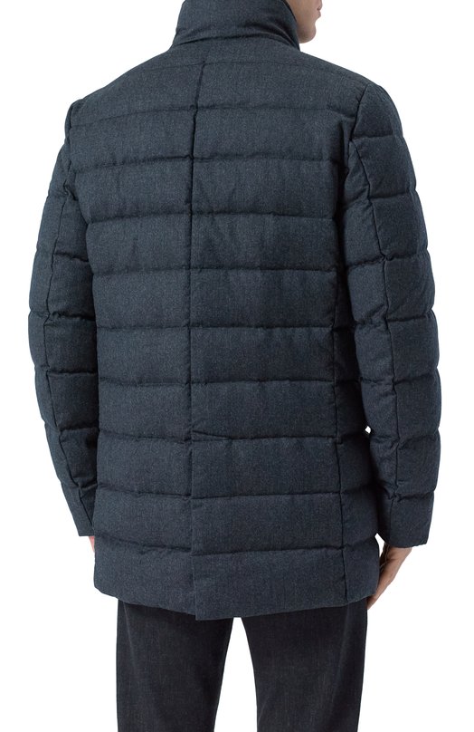 Шерстяной пуховик Hetrego 8P515/GARRETT Серый  8P515/GARRETT Фото 4