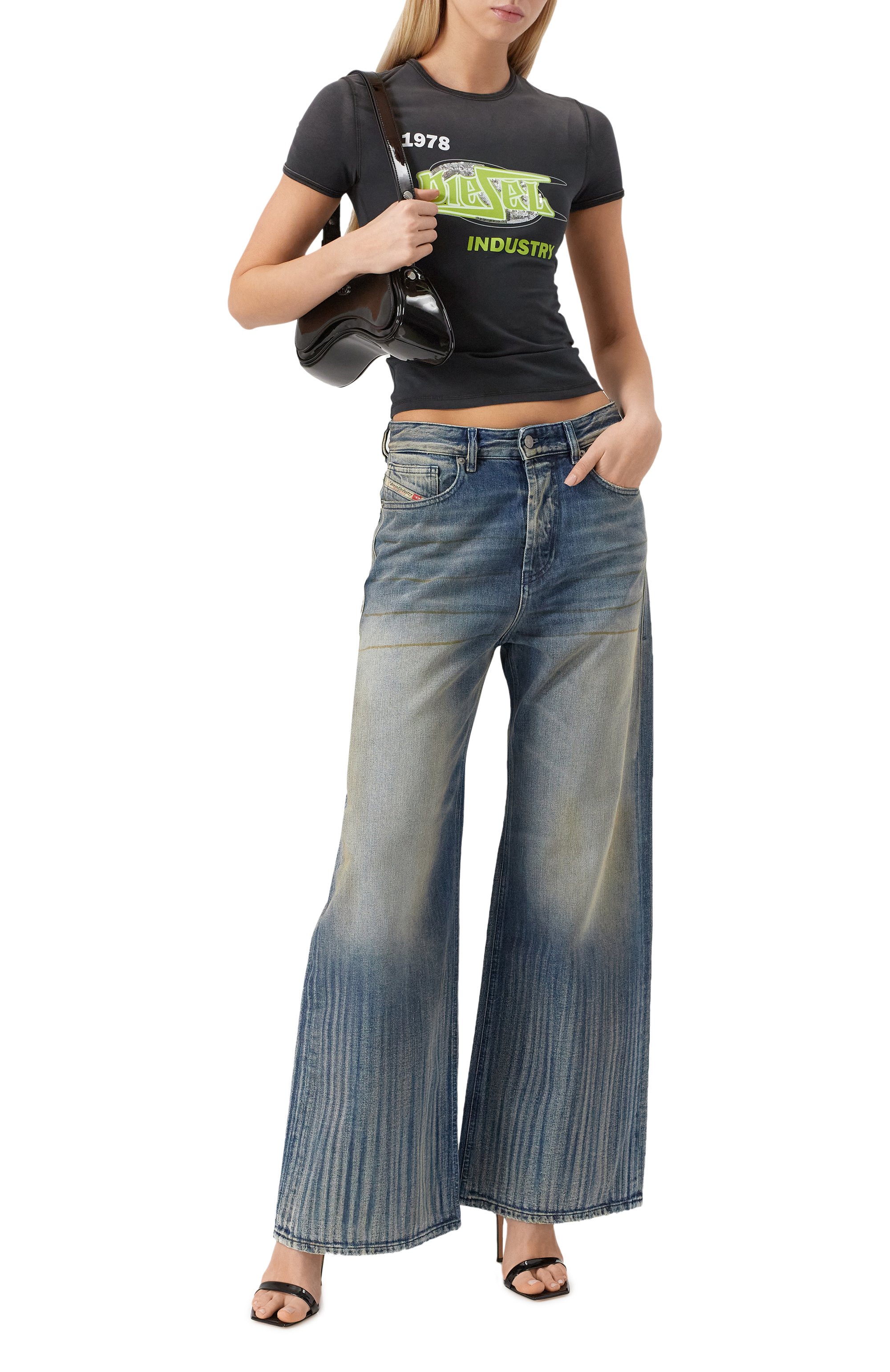 Хлопковая футболка DIESEL, арт. A15383/0QJAP, фото 2