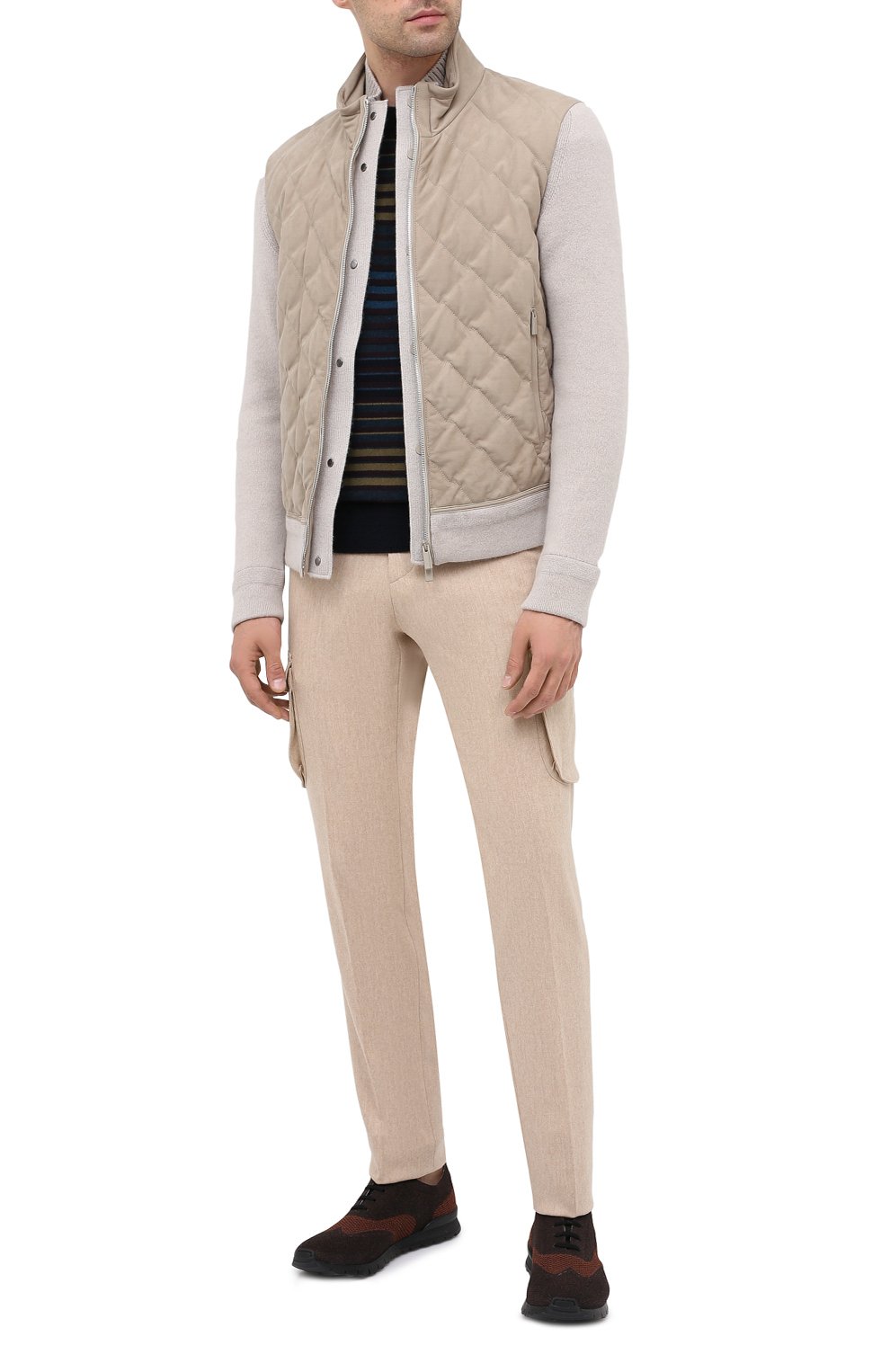 Текстильные кроссовки KITON, арт. USSCLASN00811, фото 2