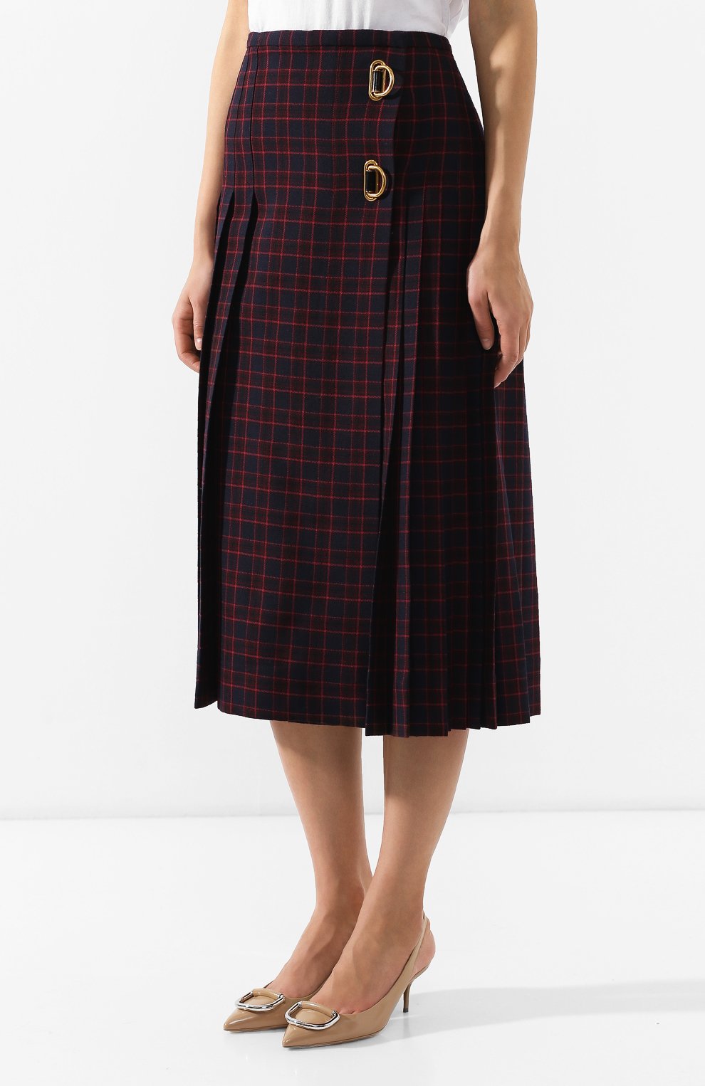 Шерстяная юбка BURBERRY, арт. 8007250, фото 3
