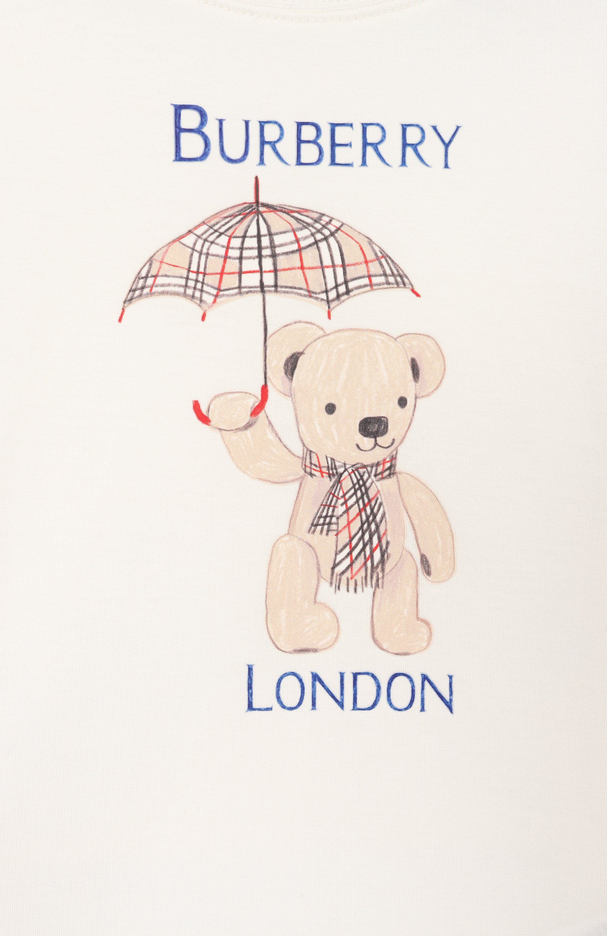 Хлопковая футболка BURBERRY, арт. 8127206, фото 3
