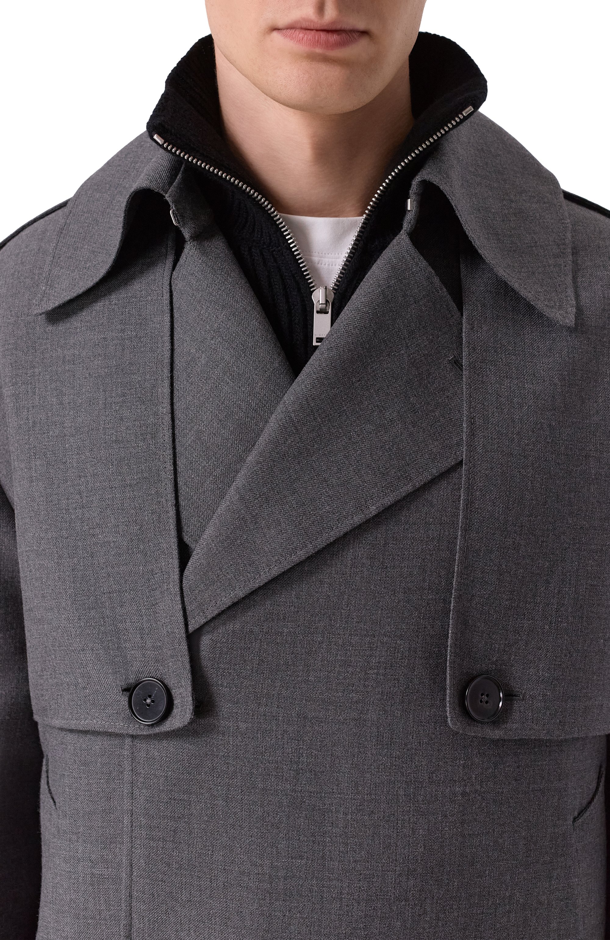 Шерстяной тренч JIL SANDER, арт. J21SW0072/J40289, фото 4