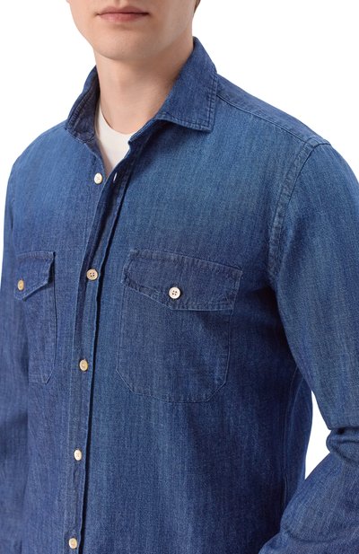 Джинсова я рубашка BOGLIOLI, арт. 589L/SB6855, фото 5