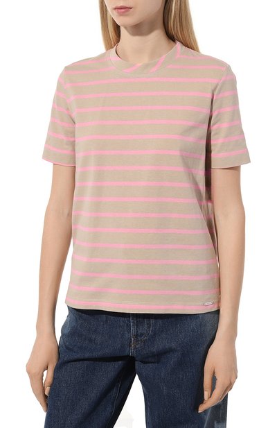 Хлопковая футболка KITON, арт. D53450K0949C, фото 3