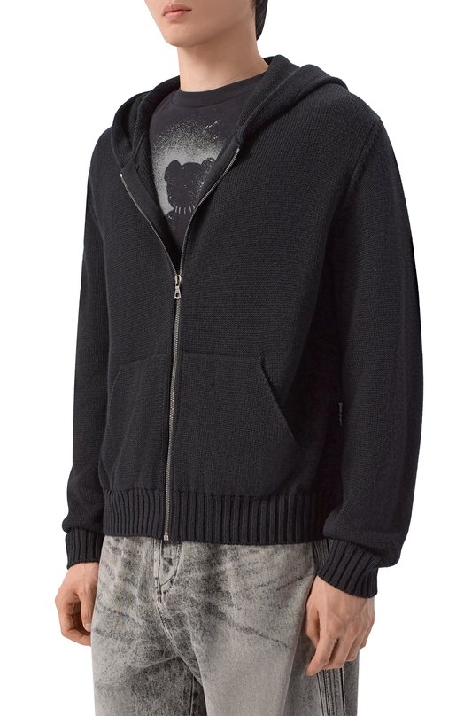 Кардиган Palm Angels PMHU02CS26KNI001 Чёрный  PMHU02CS26KNI001 Фото 3