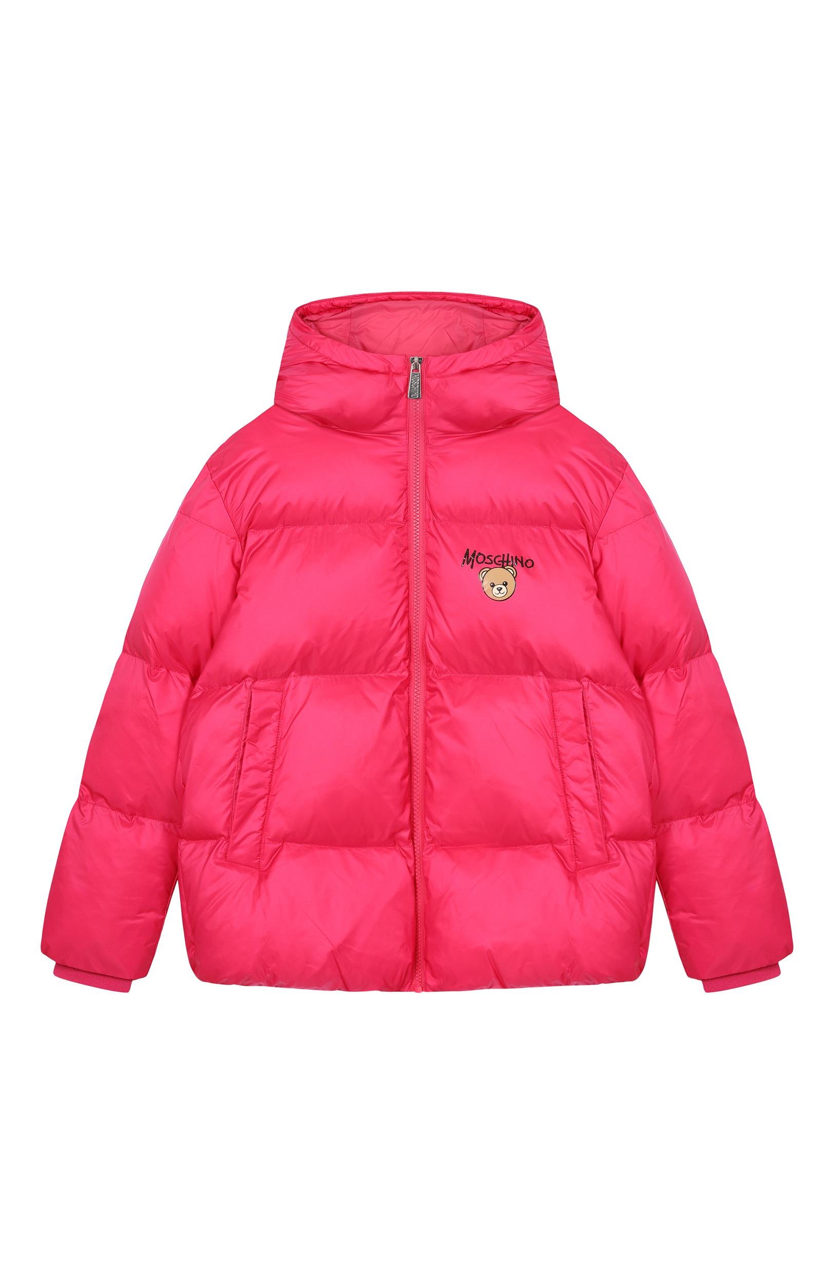 Утепленная куртка MOSCHINO фуксия цвета по цене 44050 руб., арт. HUS05P/L3AC3, фото 1 Утепленная куртка MOSCHINO, арт. HUS05P/L3AC3, фото 1