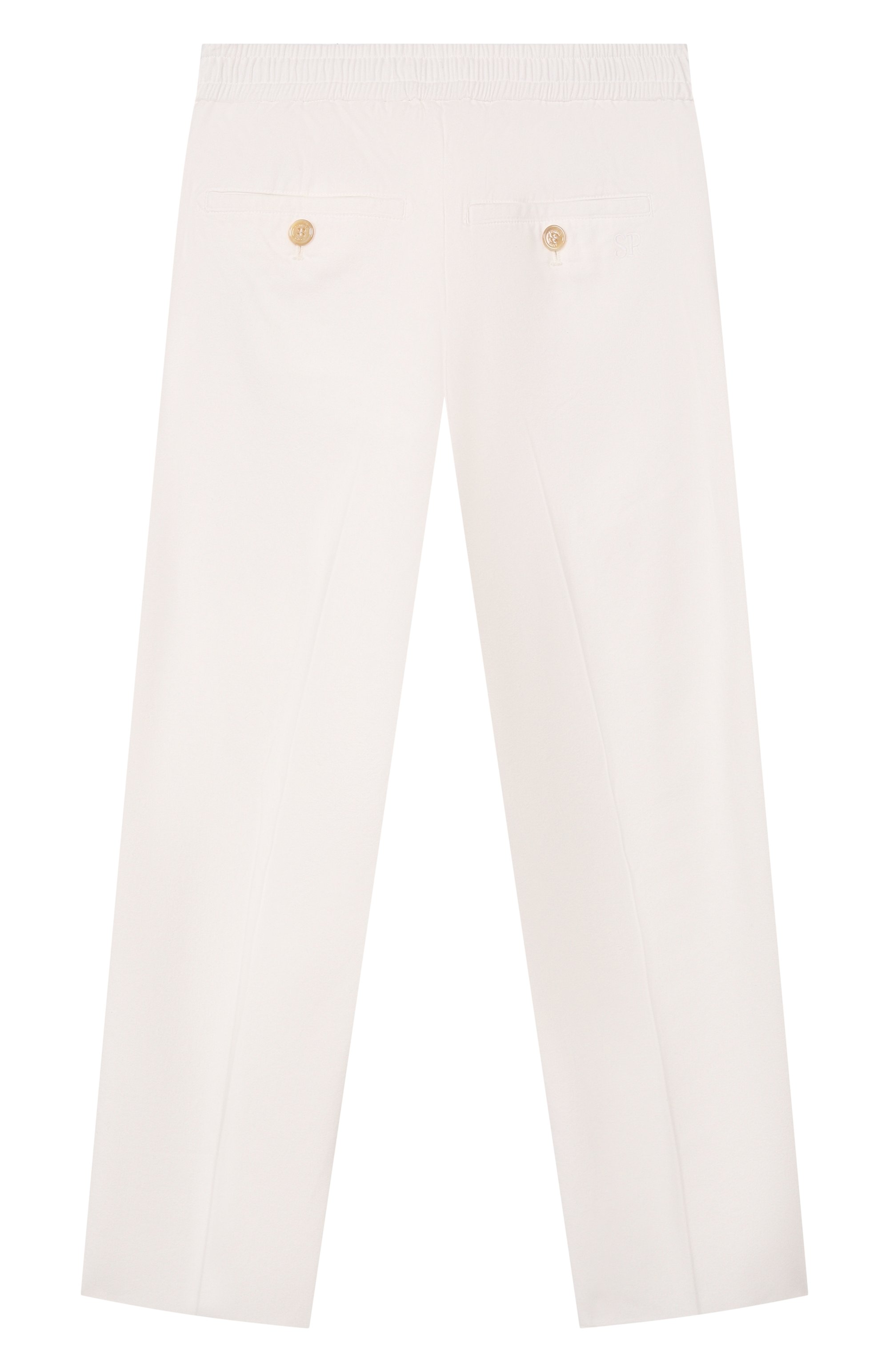 Брюки STEFANO RICCI JUNIOR молочного цвета по цене 79950 руб., арт. Y1T5300171/CTMD3T, фото 2 Брюки STEFANO RICCI JUNIOR, арт. Y1T5300171/CTMD3T, фото 2