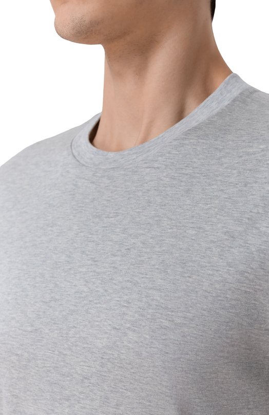 Хлопковая футболка Zimmerli 286M-1447 Серый  286M-1447 Фото 5