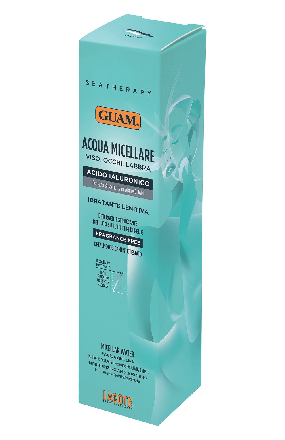 Вода мицеллярная для лица с гиалуроновой кислотой (200ml) GUAM, арт. 8025021251400, фото 2