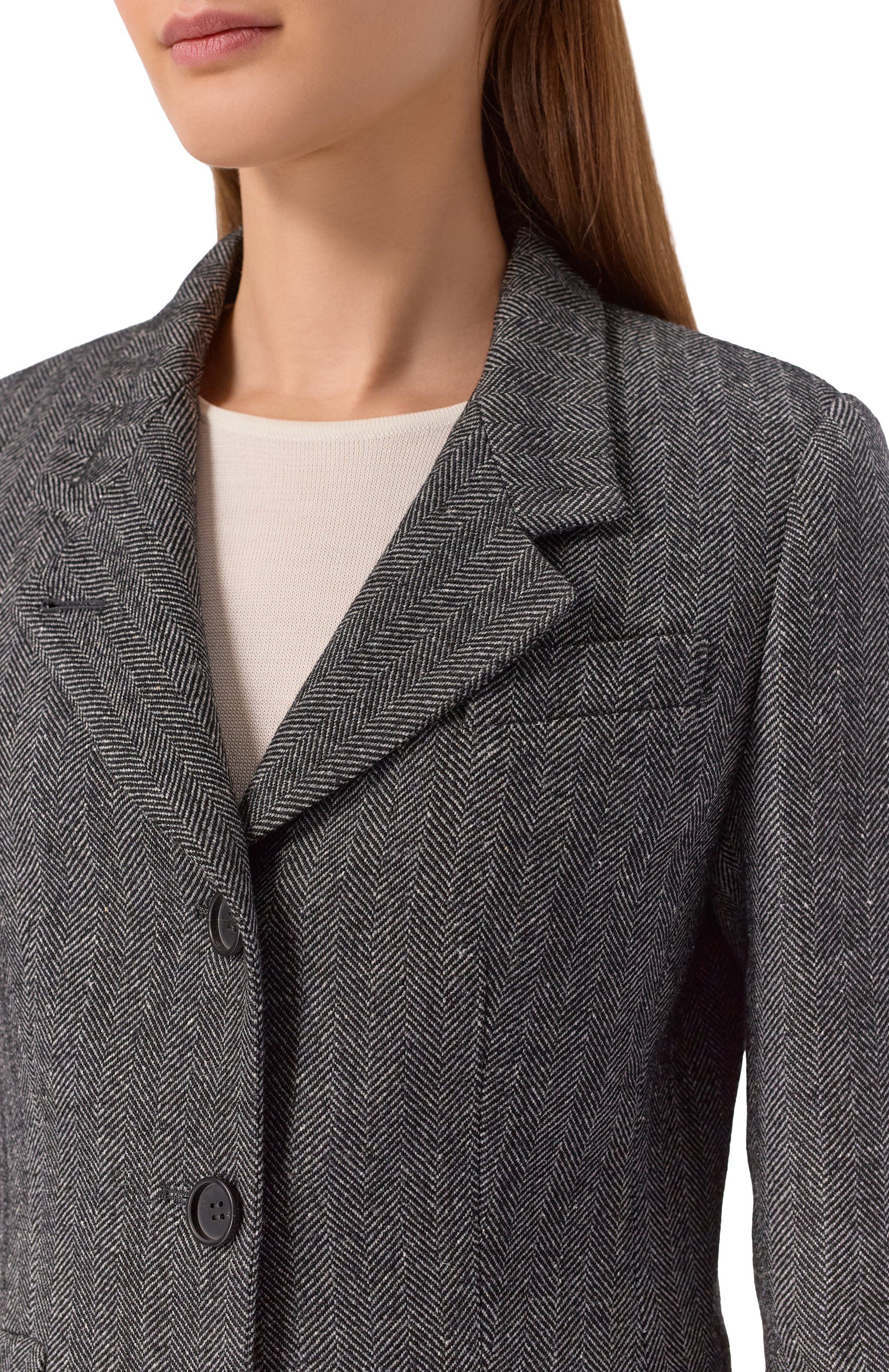 Жакет из шерсти и шелка LORENA ANTONIAZZI, арт. GA32B/5044, фото 5