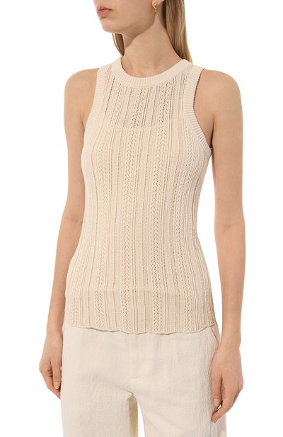 Хлопковая майка 7 FOR ALL MANKIND, арт. JSCL5750B0, фото 3