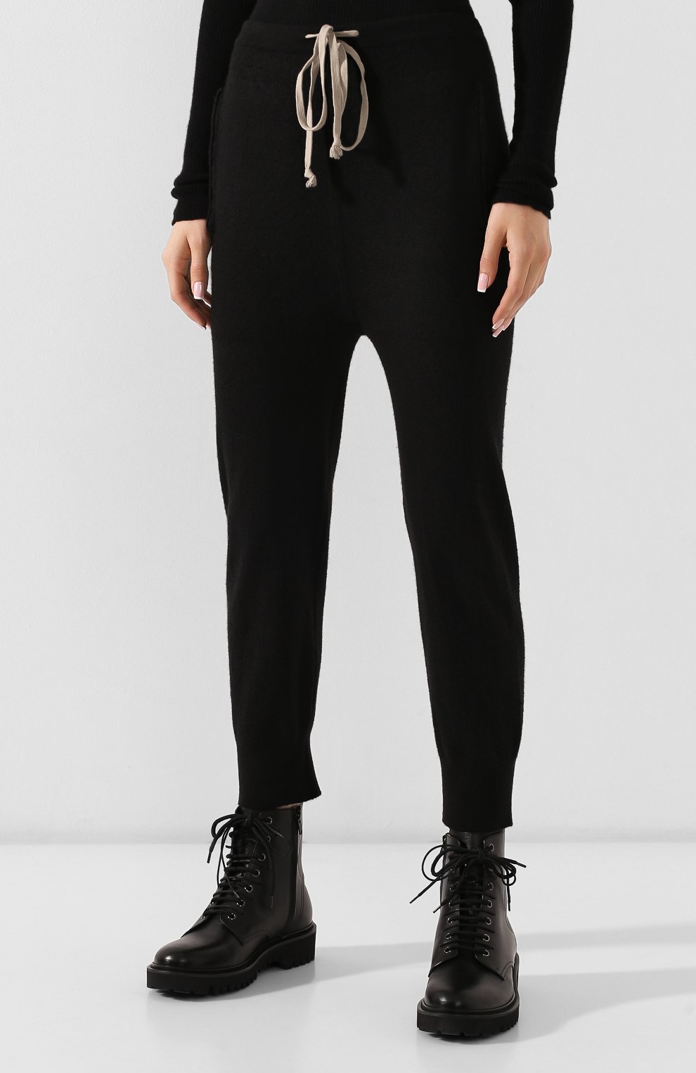 Кашемировые джоггеры RICK OWENS, арт. RP19F5654/WSB, фото 3