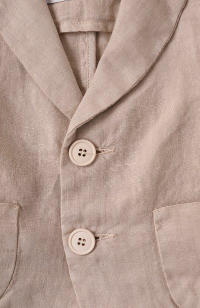 Льняной пиджак IL GUFO, арт. P25GB043L6009/3M-9M, фото 3