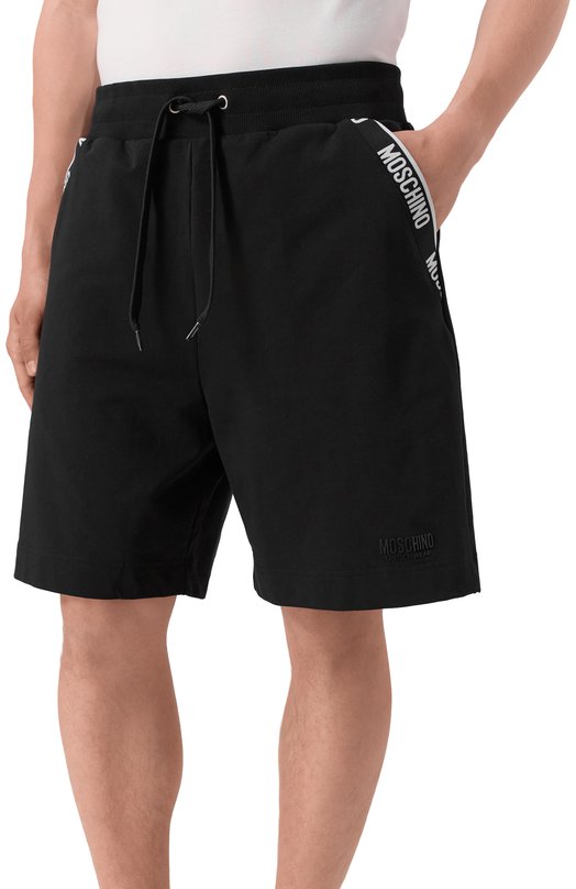 Хлопковые шорты Moschino A6893/4422 Чёрный  A6893/4422 Фото 3