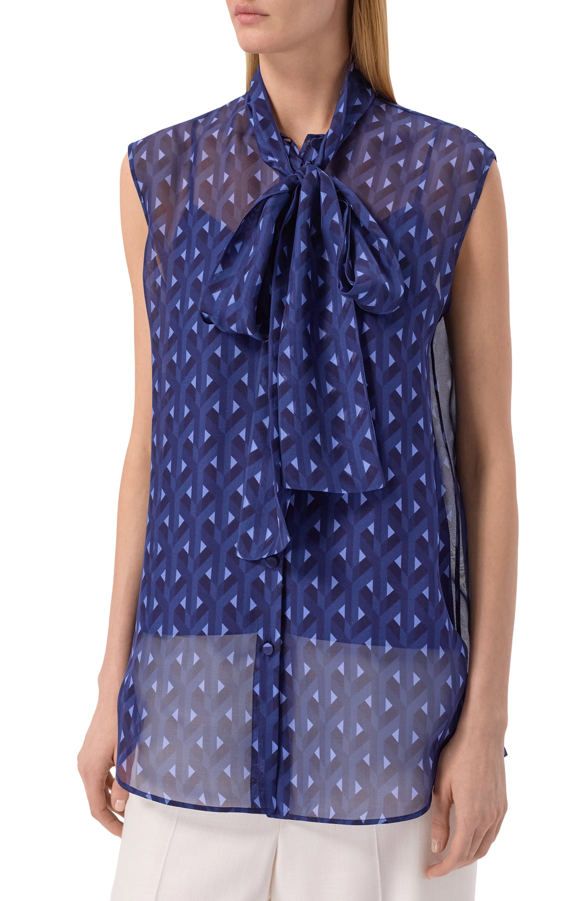 Шелковая блузка MVST, арт. M26.2PW.B018/F152 PRINTED CHIFF0N, фото 3