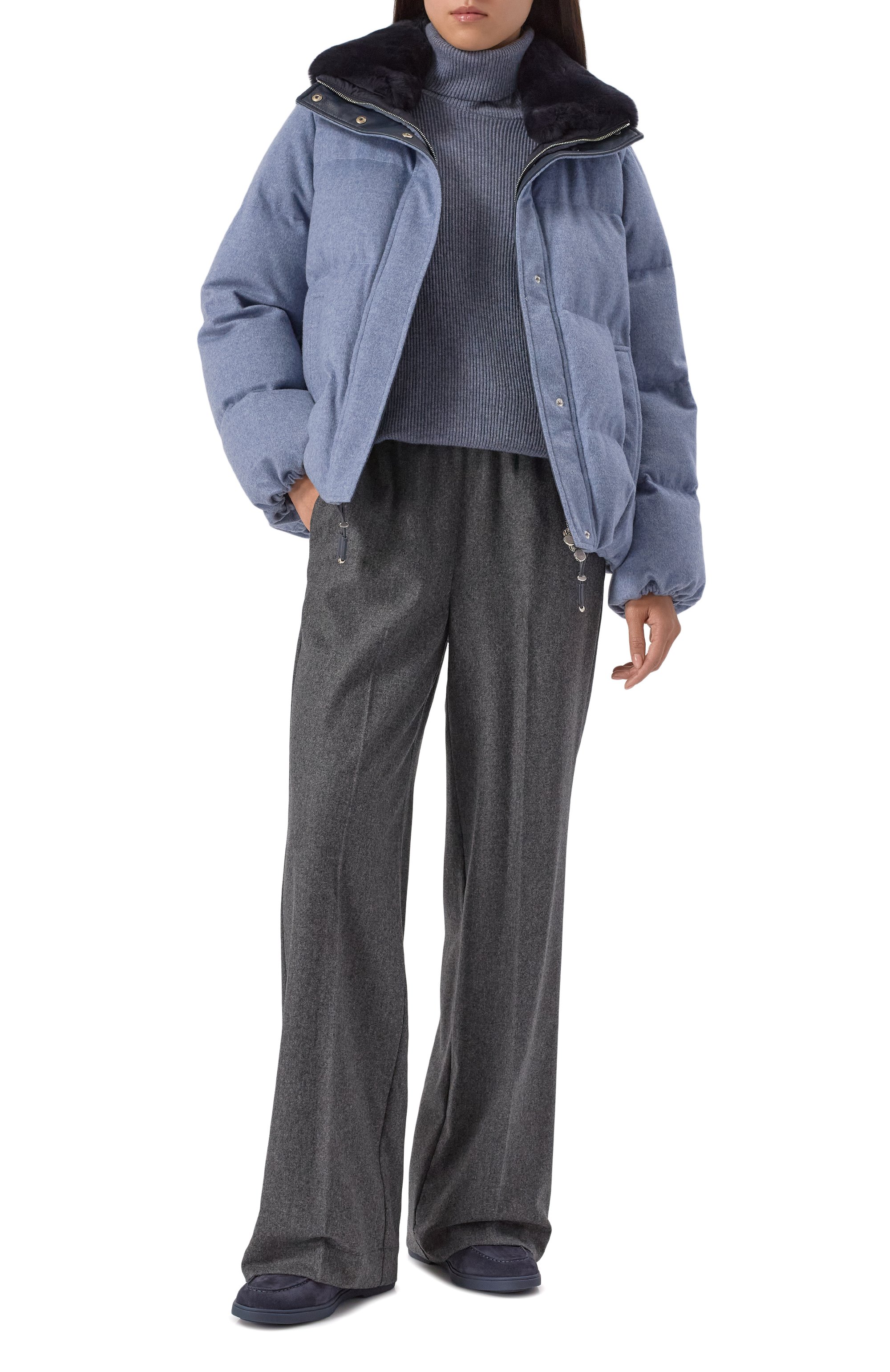 Шерстяные брюки LORENA ANTONIAZZI, арт. PA31M/4010, фото 2