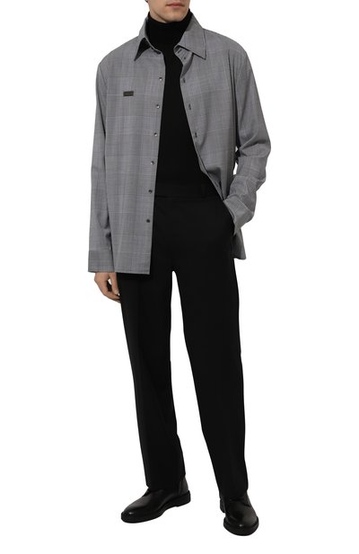 Шерстяная рубашка WHO_AM, арт. MS2-SV238-BLU, фото 2