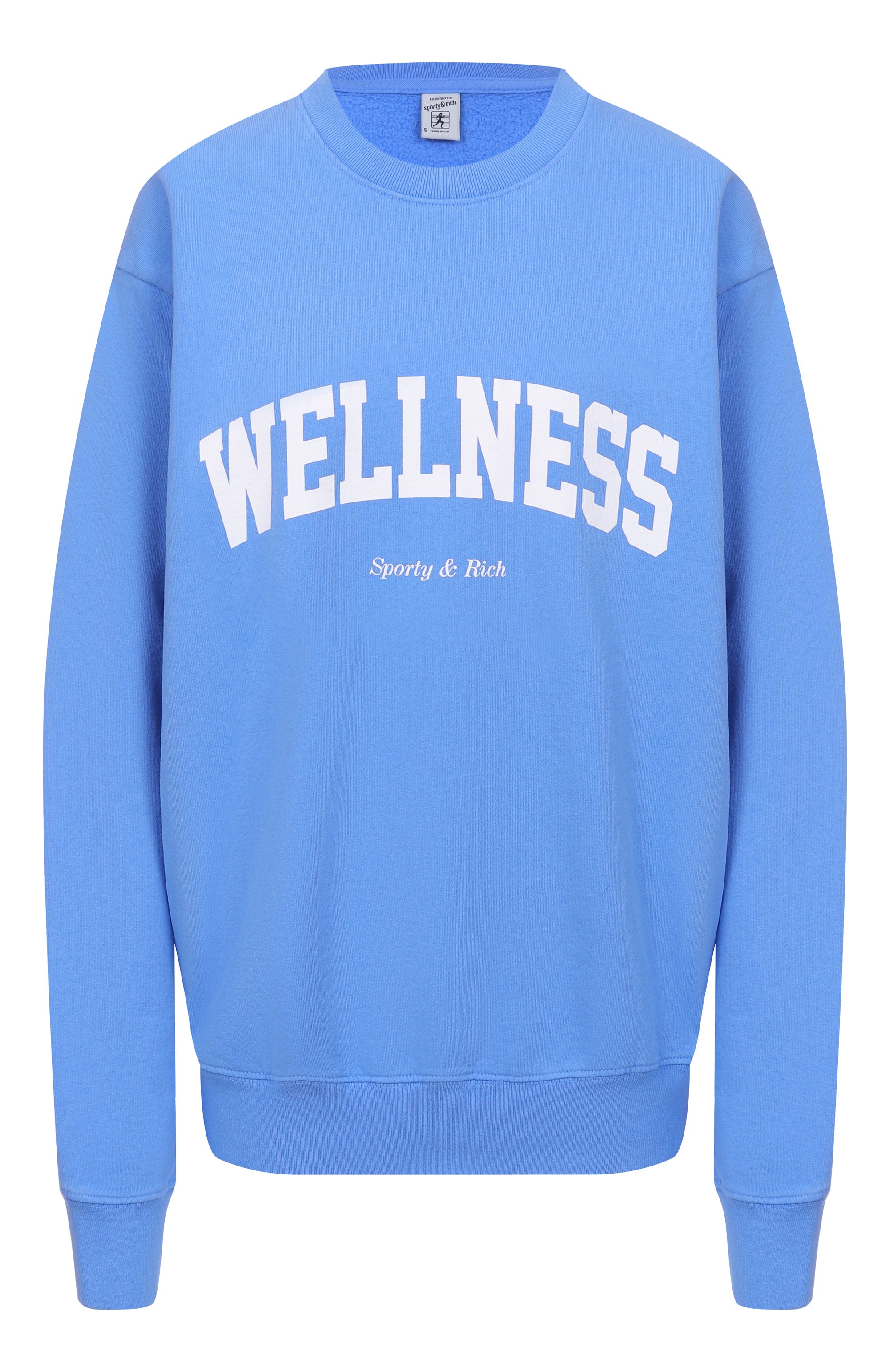 Хлопковый свитшот SPORTY AND RICH, арт. ST071621001BL102, фото 1