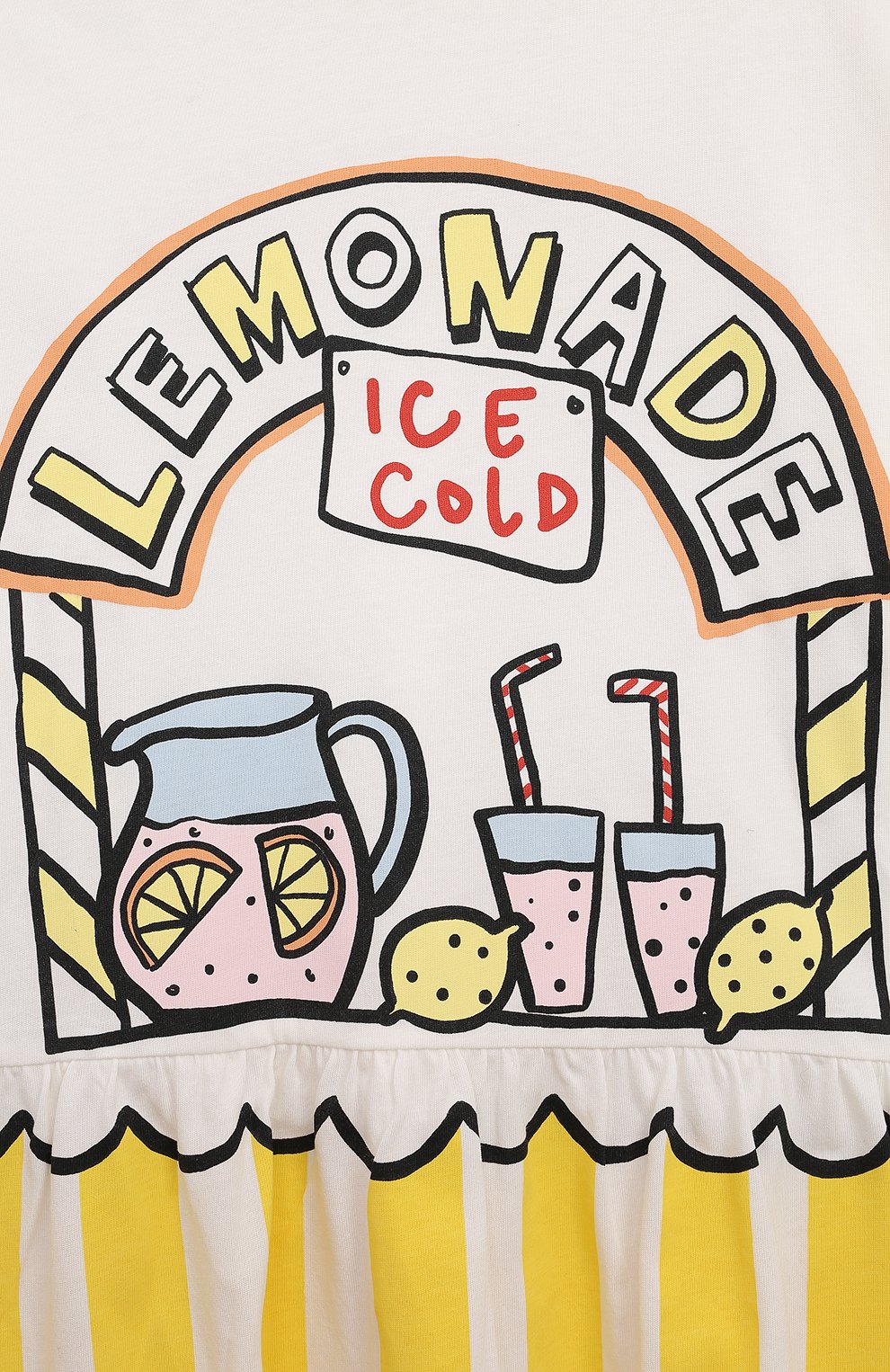 Хлопковое платье STELLA MCCARTNEY разноцветного цвета по цене 8295 руб., арт. TU1E01, фото 3 Хлопковое платье STELLA MCCARTNEY, арт. TU1E01, фото 3