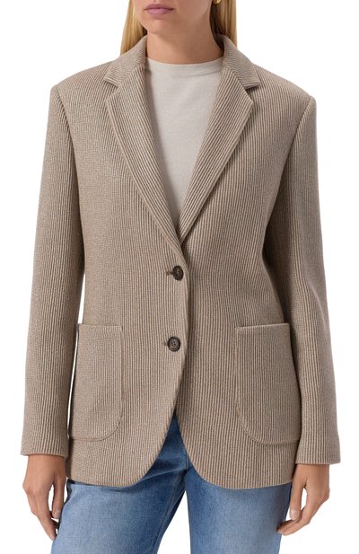 Жакет из хлопка и вискозы BRUNELLO CUCINELLI, арт. M0AZT7511P, фото 3