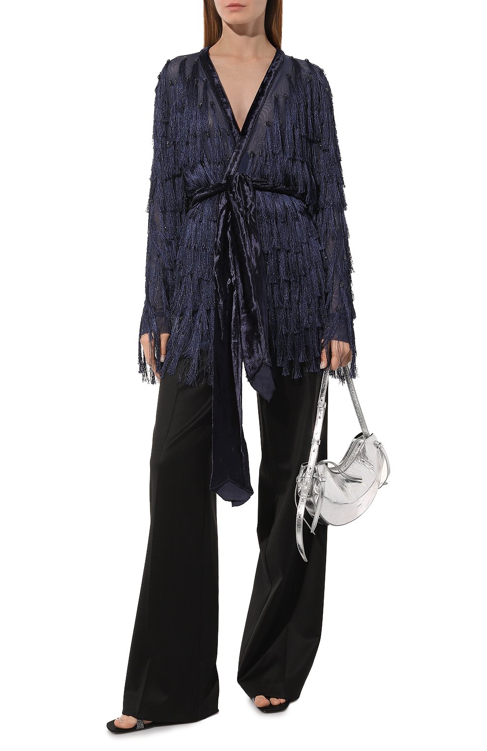 Жакет FORTE_FORTE темно-синего цвета по цене 87550 руб., арт. 10665, фото 2 Жакет FORTE_FORTE, арт. 10665, фото 2