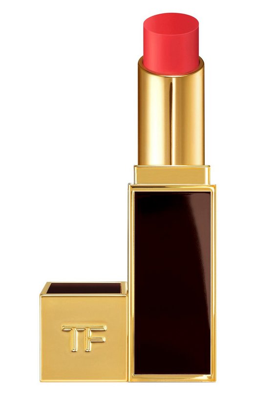 фото Помада для губ lip color satin matte, оттенок 09 true coral tom ford