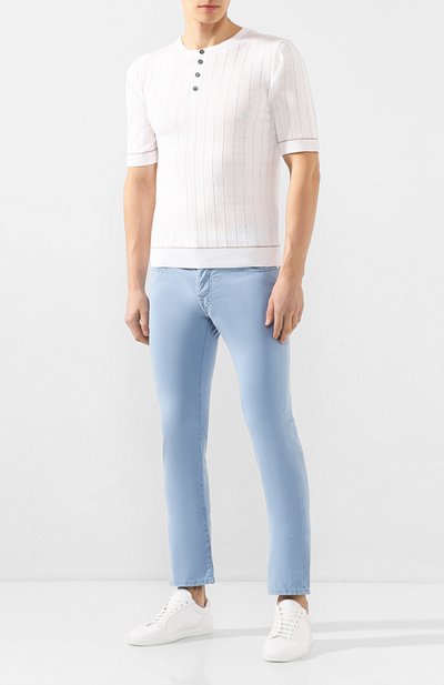 Джемпер из смеси льна и хлопка ELEVENTY PLATINUM, арт. A76MAGA20 MAG0A031, фото 2