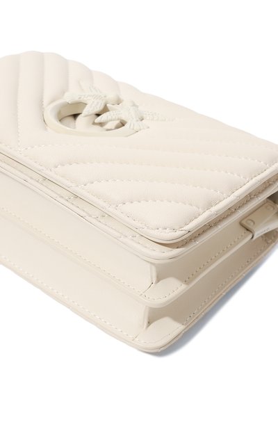 Сумка love click mini PINKO кремового цвета по цене 50240 руб., арт. 100067/A0VM, фото 3 Сумка love click mini PINKO, арт. 100067/A0VM, фото 3