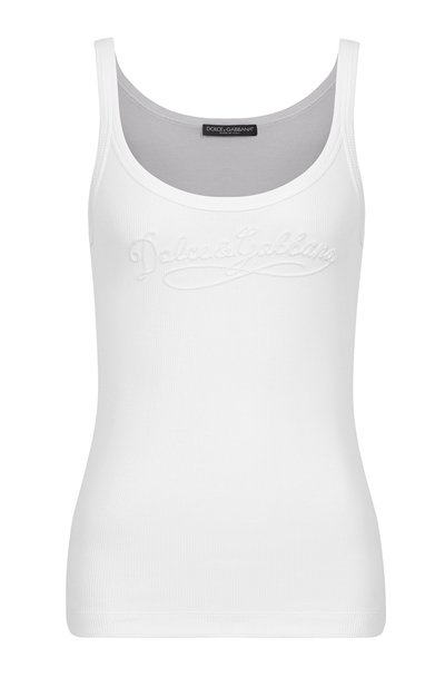 Женская хлопковая майка DOLCE & GABBANA, арт. F8K97Z/GDDL0
