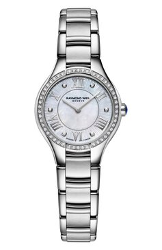 Женские часы noemia RAYMOND WEIL бесцветного цвета, арт. 5124-S2S-00966 | Фото 1 (Нос: Не проставлено; Региональные ограничения белый список (Axapta Mercury): Не проставлено; Механизм: Кварц; Цвет циферблата: Перламутровый; Материал корпуса: Сталь)