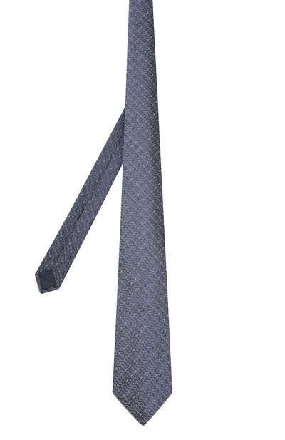 Шелковый галстук LANVIN темно-синего цвета по цене 13300 руб., арт. 2158/TIE, фото 2 Шелковый галстук LANVIN, арт. 2158/TIE, фото 2